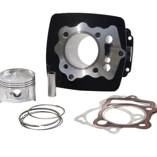 KIT DE CILINDRO, PISTON, ANILLOS,SEGURO Y PERNO Ex 200 MOTOCICLETA ITALIKA