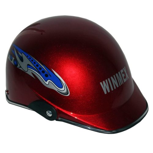 CASCO TIPO CACHUCHA ROJO