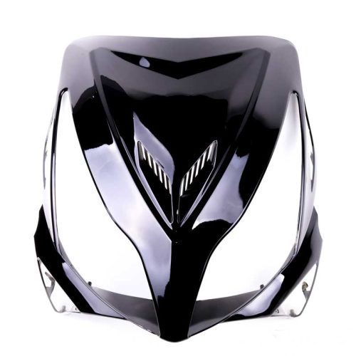 CUBIERTA DE FARO GS 150 GTS 175 MOTONETAS ITALIKA – Negro Brillante