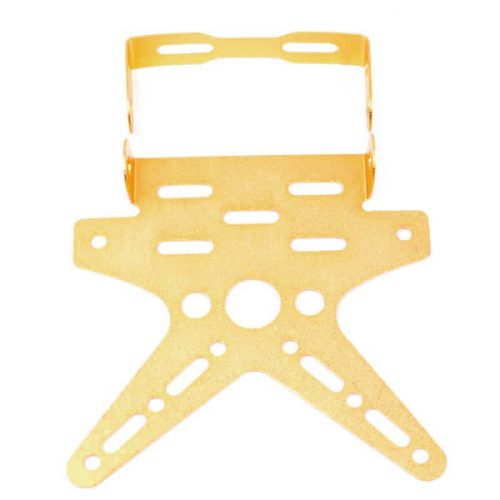 PORTAPLACA UNIVERSAL EN ALUMINIO – Naranja