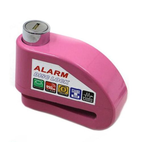 CANADADO DE DISCO CON ALARMA 110db ROSA
