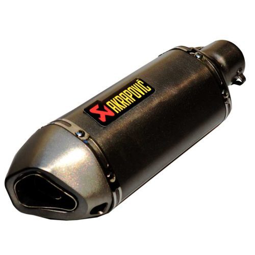 ESCAPE DEPORTIVO UNIVERSAL MOTO TRABAJO Y PISTA – Negro