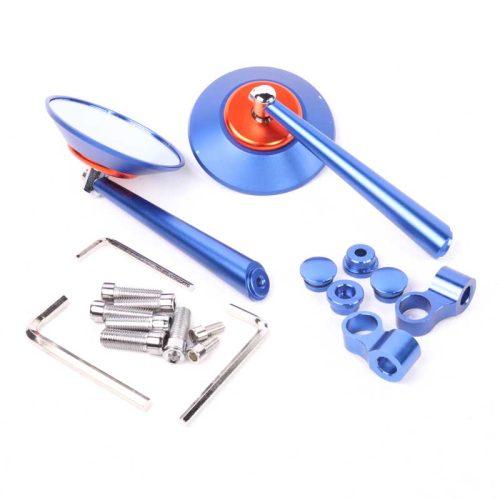 ESPEJOS RENDONDOS CON ADAPTADOR 8 Y 10MM. Y CUERDA INVERSA – Azul