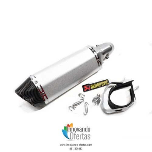ESCAPE DEPORTIVO UNIVERSAL PISTA  NUEVO DOBLE SALIDA PLATA UNIVERSAL
