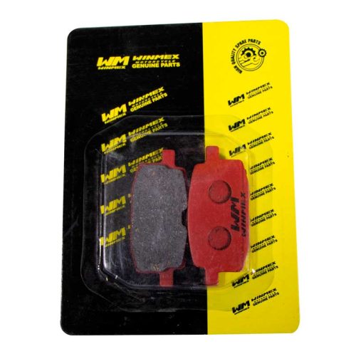 BALATAS DE FRENO DELANTERO DISCO ROJO WS150