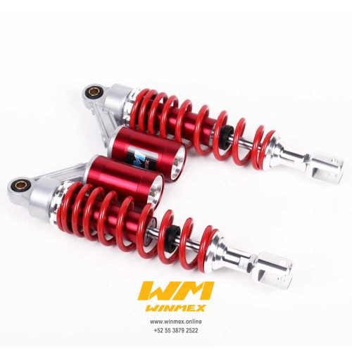 JGO. DE AMORTIGUADORES DE GAS UNIVERSAL PARA MOTONETA ROJO