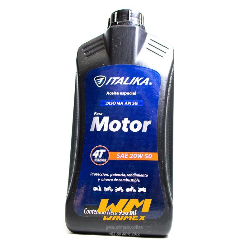 ACEITE MULTIGRADO OIL (ITALIKA) 20W50 1 LT 4 TIEMPOS