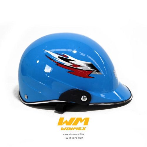 CASCO TIPO CACHUCHA AZUL CLARO CACHUCHA