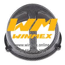 CUBIERTA DE VENTILADOR CROMADA FIBRA DE CARBONO MOTONETA
