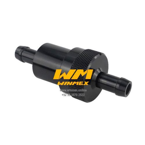 FILTRO DE ALUMINIO PARA GASOLINA NEGRO