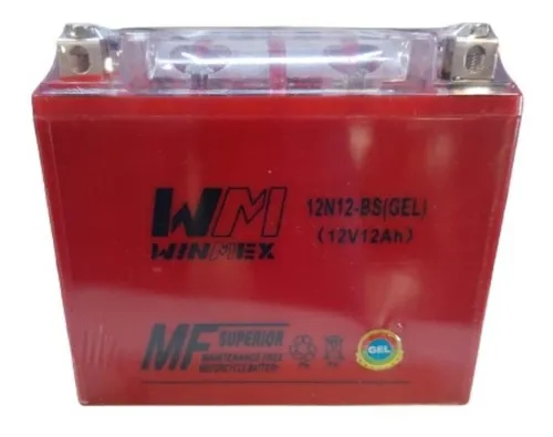 BATERIA 12N12-BS GEL DEPORTIVA, CUATRIMOTO, CHOPPER