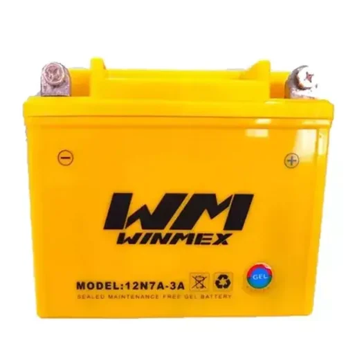 BATERIA 12N7A-3A GEL COLOR AMARILLO RT200, EX200