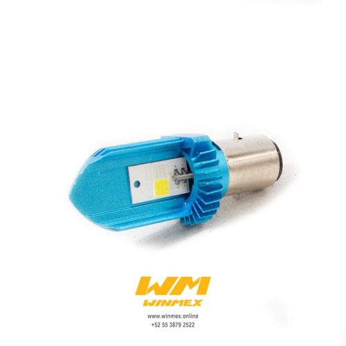 FOCO HIPER-LED MEDIA VUELTA BLANCO/AZUL MODELO X2 UNIVERSAL X2