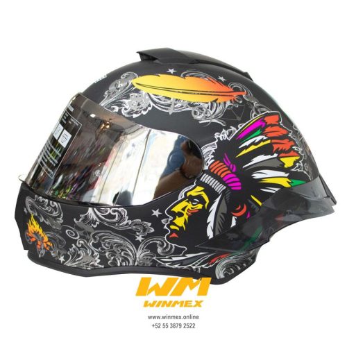 INDIAN NEGRO CASCO CERRADO YOGE