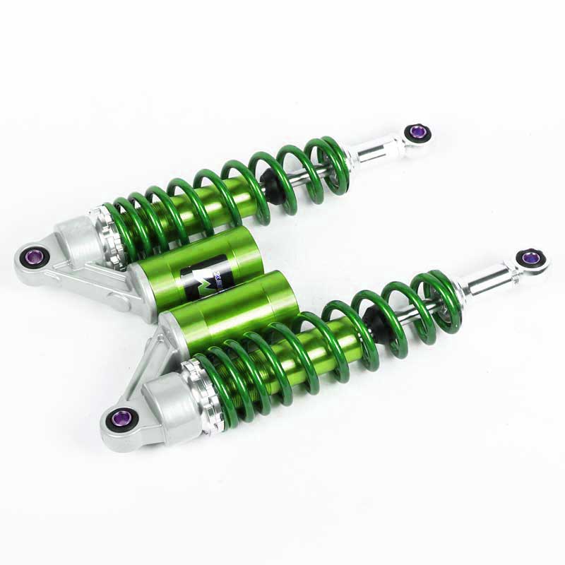 JGO. DE AMORTIGUADORES DE GAS UNIVERSAL PARA MOTO-TRABAJO VERDE