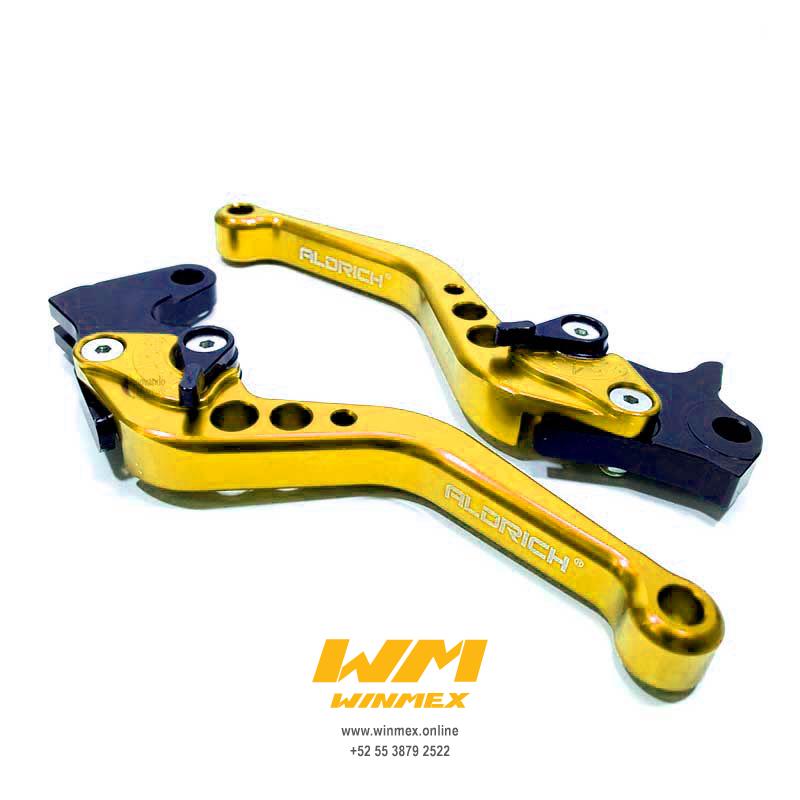 MANIJAS DEPORTIVAS ALUMINIO JGO. FZ16 DORADO