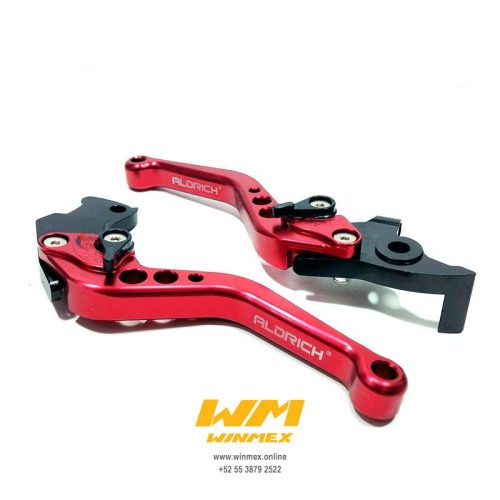 MANIJAS DEPORTIVAS ALUMINIO JGO. PULSAR 200NS ROJO