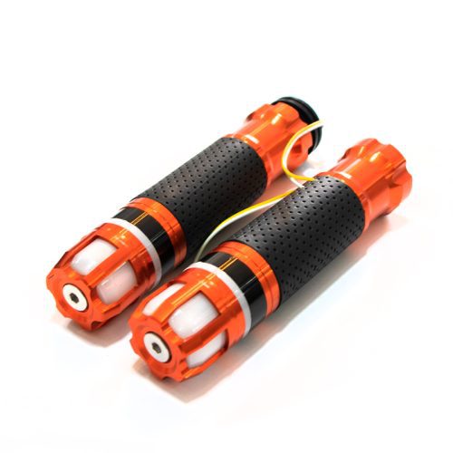 PU?OS CON CONTRAPESO GRANDE LED NARANJA
