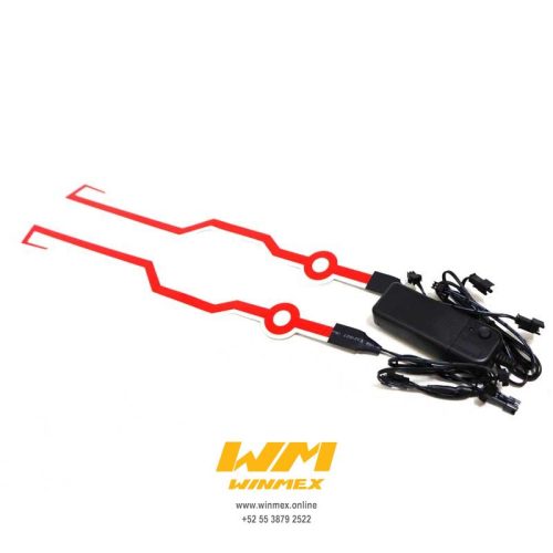 TIRA DE LED JGO. PARA CASCO ROJO