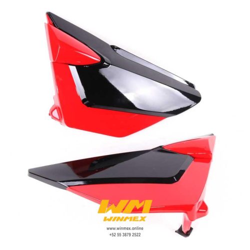CUBIERTA LATERAL JGO. ROJA/NEGRO FT125 SPORT
