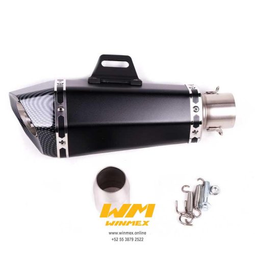 ESCAPE DEPORTIVO UNIVERSAL PISTA AKR NEGRO