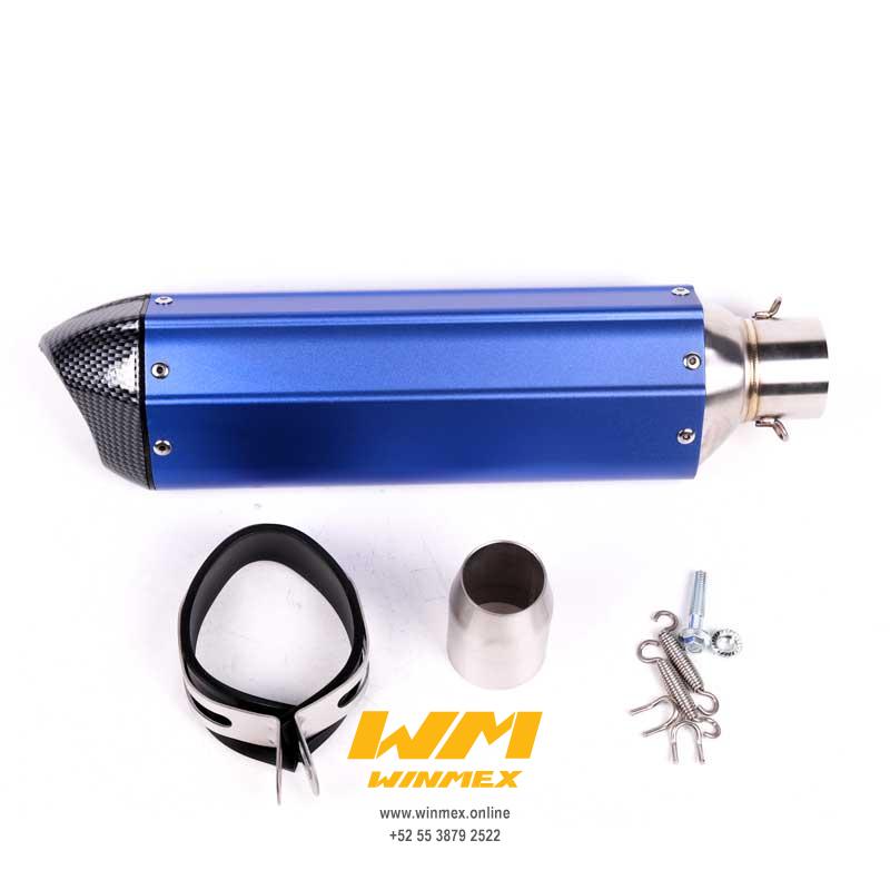 ESCAPE DEPORTIVO UNIVERSAL PISTA OM COMPLETO CON TUBERIA AZUL