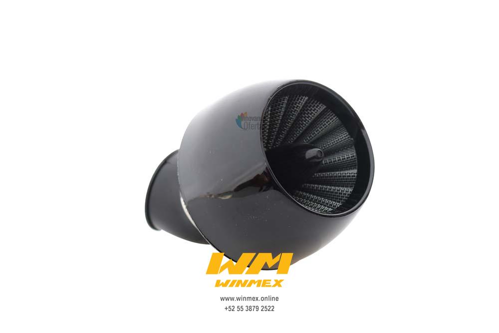 filtro-de-aire-alto-flujo-negro-42mm.jpg FILTRO DE AIRE ALTO FLUJO NEGRO NEGRO - Imagen 1