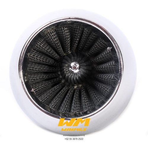 FILTRO DE AIRE ALTO FLUJO 42mm PLATA