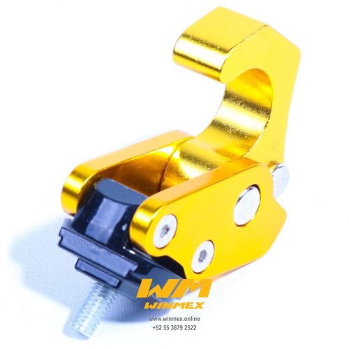 GANCHO PARA CASCO EN ALUMINIO DORADO