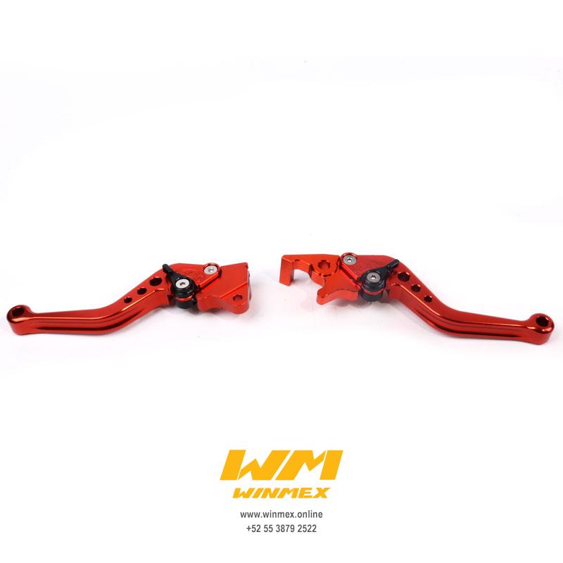 MANIJAS DEPORTIVAS ALUMINIO DS150 ROJO
