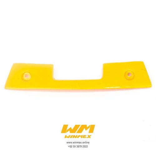 PLACA CUBIERTA TRASERA AMARILLO DS125, DS150, XS150