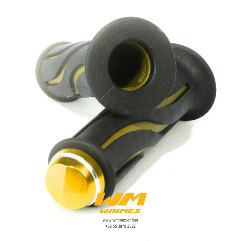 PU?OS DE GOMA CON CONTRAPESO AMARILLO