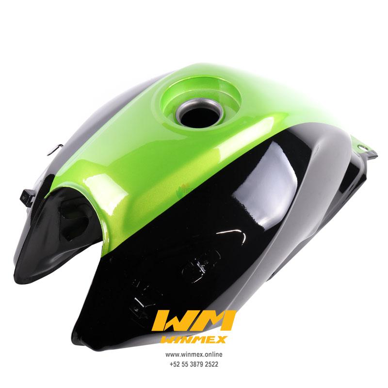 TANQUE DE COMBUSTIBLE NEGRO/VERDE 150Z