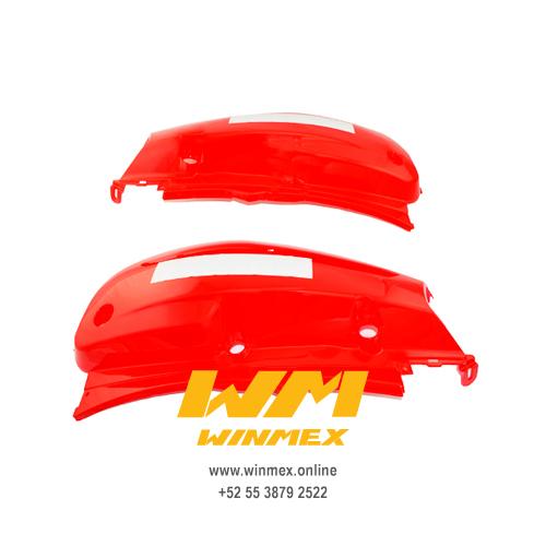 CUBIERTA TRASERA JGO. ROJO WS150