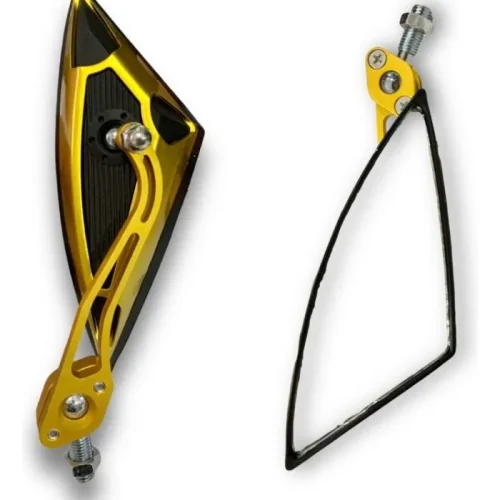 ESPEJO TRIANGULO H2886-11 DORADO