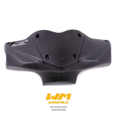 CUBIERTA FRONTAL (ANTIFAZ) NEGRO MATE GS150, GTS175