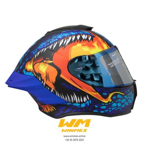 JURASSIC AZUL CASCO CERRADO YOGE