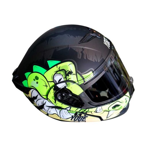 TROOPER D3 AMARILLO/NEGRO CON LUZ CASCO ABATIBLE YOGE