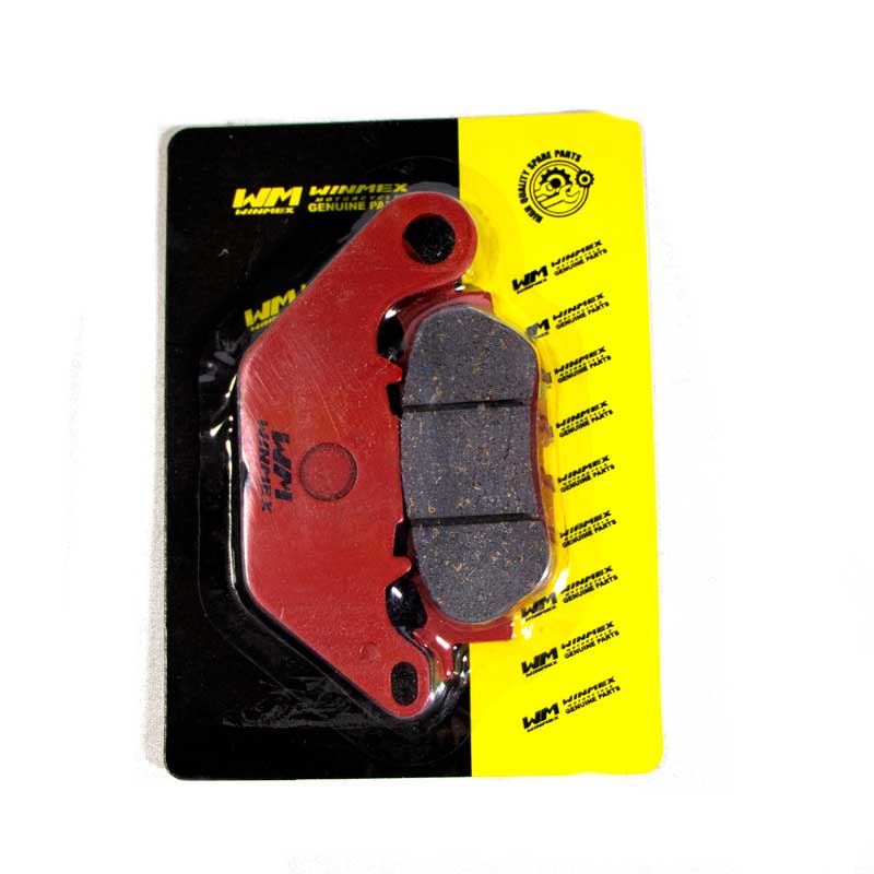BALATAS DE FRENO DELANTERO DISCO ROJO YBR125