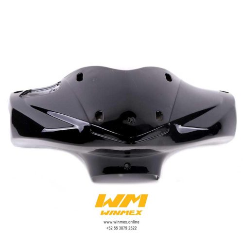 CUBIERTA FRONTAL (ANTIFAZ) NEGRO BRILLANTE GS150, GTS175