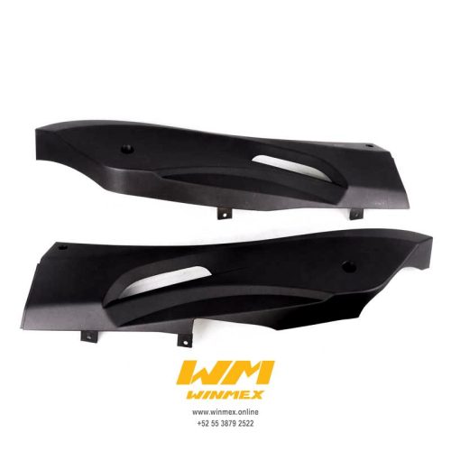 CUBIERTA LATERAL JGO. NEGRO BRILLANTE GS150, GTS175