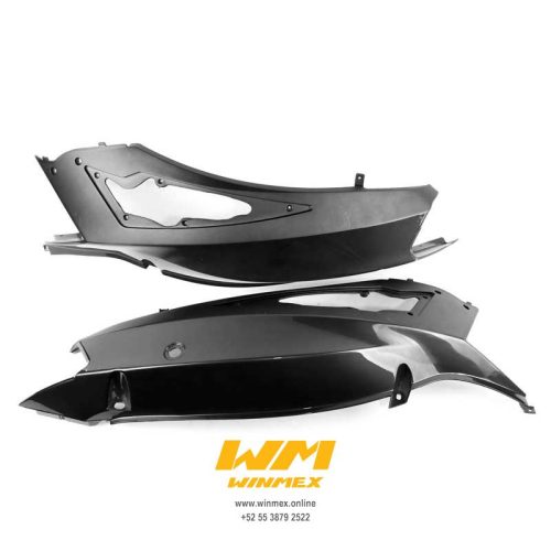 CUBIERTA TRASERA JGO. NEGRO BRILLANTE GS150, GTS175