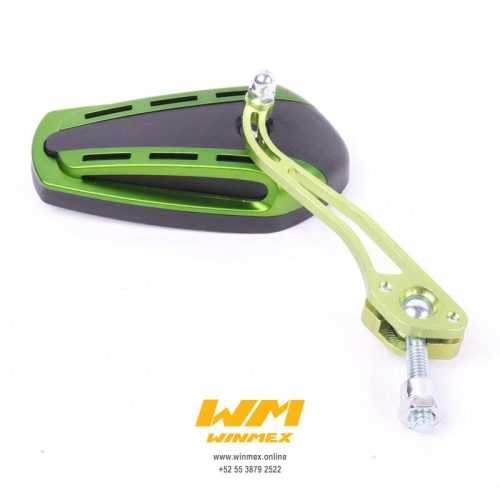ESPEJO MONSTER JGO. 10mm. VERDE