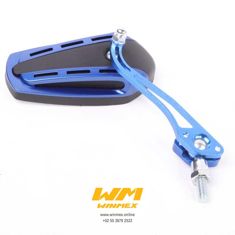 ESPEJO MONSTER JGO. 10mm. AZUL