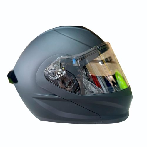 NEGRO MATE CASCO ABATIBLE YOGE
