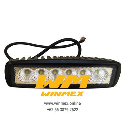 FARO BARRA 6 LED CON ESTROBO UNIVERSAL
